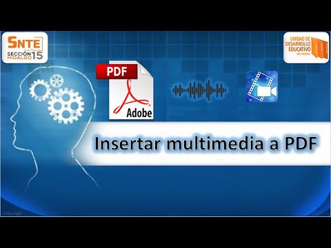 ¿Cómo guardar un PDF con audio?