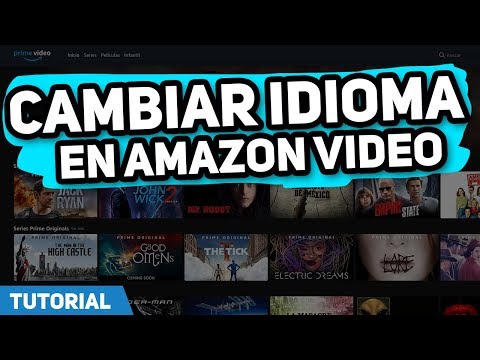 ¿Cómo cambiar el idioma de audio en prime vídeo?